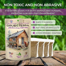 GrubTerra Coop Refresher Odor Freshener for Chicken Pen, Suitable for Chicken Waterer and Chicken Feeder, Smell Control Solution for Clean and Fresh Chicken Living Environment by GreenHaven Gardens
