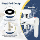 Handheld Bidet Sprayer for Toilet - Bidets for Existing Toilets Adjustable Water Pressure with Bidet Hose for Feminine Wash, Stainless Steel Muslim Shower Jet Spray for Toilet (Warm and Cold) by CozyNest Decor