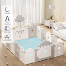 ACOMOPACK Baby Play Mat for Floor 1.3" Thick Memory Foam Play Mats 71"×79" Tummy Time Crawling with Non-Slip Bottom for Living Room,Nursery,Soft Velvet Playpen for Kids,Infants（Light Blue） by TinyTreasures Baby Boutique
