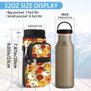 25/32/40/64oz Water Bottle Bag Holder Carrier-Insulated Crossbody Sling Case Sleeve with Strap & Pockets for Men Women Gym Cycling Travel Walking Hiking Camping by TinyTreasures Baby Boutique