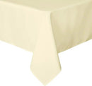sancua Rectangle Tablecloth - 90 x 132 Inch - Water Resistant Spill Proof Washable Polyester Table Cloth, Decorative Fabric Table Cover for Dining Tables, Buffet Parties and Camping, Beige by CozyNest Decor