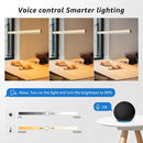 40W Gold Linear Pendant Light Aluminum, 54" Dimmable Kitchen Island Lighting with Remote & App Control, Adjustable CCT (3000K-6000K), Dining Room Chandelier for Home Office Study by CozyNest Decor