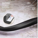 Roving Cove HeftyFit Edge Protector for Baby Proofing (12ft Large Edge Only), Heavy-Duty Soft Rubber Foam Furniture Edge Bumper Guard, Desk Edge Cushion, Wall Corner Covers, 3M Adhesive, Onyx Black by TinyTreasures Baby Boutique