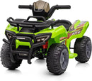 Kids ATV 4 Wheeler, 6V Ride-On Toy for Toddlers 1-3 Boys & Girls with Music, Forward & Reverse - Green by TinyTreasures Baby Boutique