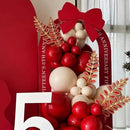 130pcs Ruby Red Balloons Different Sizes 18" 12" 10" 5" Dark Red Latex Balloon Garland Arch Kit for Birthday Baby Shower Graduation Wedding Valentine's Day Christmas Party Decorations by CozyNest Decor