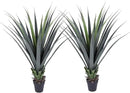 44inch Artificial Agave Plant Potted Plants Fake Agave Plant for Home Office Garden Indoor Outdoor Decoration (2PACK) by CozyNest Decor