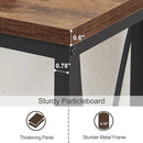 SUPERJARE 70 Inch Console Table with Outlets and USB-C Port, Extra Long Behind Couch Sofa Table with X-Shaped Design, Narrow for Entryway, Living Room, Metal Frame, Wooden Top, Rustic Brown by CozyNest Decor