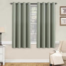 H.VERSAILTEX Blackout Room Darkening Thermal Insulated Grommet Window Curtain for Living Room, Light Sage,52x63-inch,Sold by 2 Panels by CozyNest Decor
