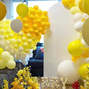 130pcs Pastel Yellow Balloons Different Sizes 18" 12" 10" 5" Light Yellow Latex Balloon Garland Arch Kit for Birthday Baby Shower Graduation Wedding Gender Reveal Party Decorations by CozyNest Decor