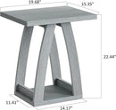 End Table, Side Table, Nightstand, Sofa Side Table with Shelf, Modern End Table for Living Room, Bedroom by CozyNest Decor