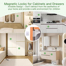 2 Pack Vkania Magnetic Cabinet Locks Keys - Extra Stronger Baby Proofing Magnet Drawer Replacement Key (2 Keys Only) by TinyTreasures Baby Boutique