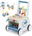 2-in-1 Baby Push Walker - Wooden Push Walker and Tool Toy for Babies - Toddler Learning Activity Walker for Girls Boys 1-3 Years - Educational and Sturdy Construction by TinyTreasures Baby Boutique