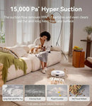 NARWAL Freo Z10 Robot Vacuum and Mop Combo, Tangle Free Robot Mop, 15,000Pa Suction, Adapts to Hard-to-Reach Areas, Self-Emptying, Mop Washing & Drying, Obstacle Avoidance, for Pet Hair & Hard Floor by CozyNest Decor