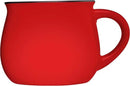 DISCOUNT PROMOS Glazed Campfire Coffee Mugs 12 oz. Set of 10, Bulk Pack - Perfect for Coffee, Tea, Espresso, Hot Cocoa, Other Beverages - Red by CozyNest Decor