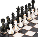 15" Large Chess Set for Adults with Weighted Acrylic Chess Pieces 3.5" King & Portable Folding Marbling Wooden Chess Board Travel Chess Sets Family Board Game Gift – Elegant Classic Chess Game by TinyTreasures Baby Boutique