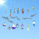 Pack of 7 Crystal Suncatchers Dragonfly Pendant Rainbow Maker Hanging for Window Wedding Garden Decor by GreenHaven Gardens