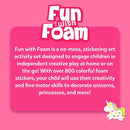 Skillmatics Foam Sticker Art Activity - Unicorns & Princesses, Mess-Free Fun for Kids, 800+ 3D Foam Stickers, DIY Felt Craft Kits, Gifts for Girls & Boys Ages 3, 4, 5, 6, 7 by TinyTreasures Baby Boutique