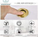 Garbage Disposal SinkTop Air Switch Kit with Long Button,Brass Made Cover,Champagne Bronze by CozyNest Decor