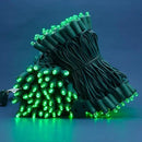 200 Count Green Wide Angle LED Christmas Lights, 66 ft Green Wire UL Certified Commercial Grade 5mm Holiday String Light Set (Green) by CozyNest Decor