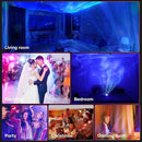 Galaxy Projector for Bedroom, Star Night Light with White Noise & Bluetooth Music, Aurora Remote Control & Timing, Party, Home (White) by TinyTreasures Baby Boutique