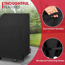 Unicook 32 Inch Small Grill Cover, Heavy Duty Waterproof 2 Burner Gas BBQ Cover, Compatible with Weber Char-Broil Nexgrill KitchenAid Grills with Both Side Tables Down, All Weather Protection by GreenHaven Gardens