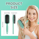 Curl Defining Brush, Curly Hair Brush, Slick Back Hair Brush, For Combing and Shaping Curls in All Hairstyles to Reduce Pulling (Green) by TinyTreasures Baby Boutique