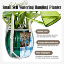 Small Hanging Planters Self Watering 5 Inch, 3 Set Hanging Plant Pot for Indoor Outdoor Plants, Hanging Flower Pots with Drainage Hole & 2 Kinds of Plant Hangers for Garden Home Decor by GreenHaven Gardens