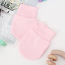 BQUBO 6 Pairs Newborn Baby Boys Girls Mittens 0-6 Months Unisex-Baby Infant Mittens Elastic No Scratch Wrist Gloves by TinyTreasures Baby Boutique