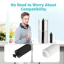 AQUACREST NSF/ANSI 42&372 Standard Water Filter, Replacement for Berkey® Gravity Water Filter System, Berkey® BB9-2® Black Filters & PF-2® Fluoride Filters by CozyNest Decor