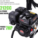 4200 PSI Gas Pressure Washer, 4.0 Max GPM 212CC 7HP Commercial Gas Power Washer, Spray Gun and Wand, 5 Nozzle Set, for Cars/Fences/Driveways/Homes/Patios/Furniture by GreenHaven Gardens