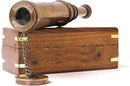 Vintage Copper Finish Telescope with Wooden Box Marine Gift London 1917 by TinyTreasures Baby Boutique