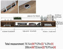 Pmnianhua Floating TV Console, 78'' Wall Mounted TV Stand for Bedroom & Livingroom - Walnut by CozyNest Decor