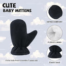 BAVST Baby Toddler Winter Mittens Girls Warm Fleece Lined Gloves Kids Sherpa Lined Mittens for Boys by TinyTreasures Baby Boutique