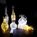 Solar Wine Bottle Lights Outdoor, 20 LED Cork Lights for Wine Bottles Waterproof, Fairy Lights Solar for Wedding Party Garden Patio Decor, Suitable for Most Wine Bottle Mouths-Warm White (8 Pack) by CozyNest Decor