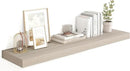 Heimlove 48" Floating Shelves for Wall,10 Grey Deep Rustic Wood Display & Storage Wall Shelves with Heavy Duty Brackets for Bathroom,Bedroom,Kitchen,Living Room,Office by CozyNest Decor