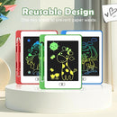 3 Pack LCD Writing Tablet for Kids, 6.5 Inch Colorful Doodle Board Drawing Tablet, Erasable Reusable Electronic Drawing Pads, Educational Learning Toys Birthday Gifts for Girls Boys Age 3 4 5 6 7 8 by TinyTreasures Baby Boutique