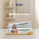 Sri Sri Tattva Sudanta Herbal Toothpaste for Oral Care Protection - Fluoride Free Ayurvedic Toothpaste to Strengthen Teeth and Gums Without Causing Sensitivity - All Natural (200g) Pack of 2 by CozyNest Decor