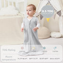 JELLYMONI Baby Sleep Sack 18-24 Months 100% Cotton Wearable Blanket, 0.5 TOG Soft Lightweight Toddler Sleeping Sack 3 Pack 2-Way Zipper Newborn Sleep Sacks by TinyTreasures Baby Boutique