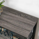 BON AUGURE Rustic Sofa Table Behind Couch, Industrial Console Tables for Entryway, 3 Tier Wood Shelves Entry Table with Storage for Foyer, Hallway, Front Door (47 Inch, Dark Grey Oak) by CozyNest Decor