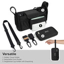 TOPDesign Universal Baby Stroller Organizer, Stroller Caddy with Heightened Insulated Cup Holders & Non-Slip Secure Hooks Accessories, Fits Most Strollers, Machine Washable (Black) by TinyTreasures Baby Boutique