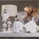 Guichifun Fairy Statue Collection Home Decoration - White Leaf Angel Girls Resin Living Room Bookshelf Decor Garden Outdoor Bathroom Decorations Figurines Gift 5.5 x 3.25 x 8 Inch by GreenHaven Gardens
