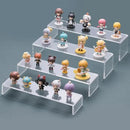 Acrylic Display Risers,12'' Large Display Stands, Thickened to 0.2''(5mm) Stackable Acrylic Shelves for Perfume Display, Clear Risers for Cupcake Stand,Pop Figurines,Tumbler,Food (Clear, 8PCS) by CozyNest Decor