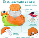 Pottery Wheel for Kids-Complete Pottery Painting Kit Arts and Crafts for Kids Ages 8-12, Clay Sculpting Tools with 1.7lb Air Dry Clay, Birthday Christmas Gifts Toys for Boy Girls Age 6 7 8 9 10 11 12 by TinyTreasures Baby Boutique