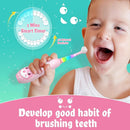 SEAGO Kids Electric Toothbrushes Rechargeable, Toddler Electric Toothbrush with Magnetic Charging, LED Observing Light, 8 Toothbrush Heads for Ages 2-4-6 Boys Girls (Pink) by TinyTreasures Baby Boutique