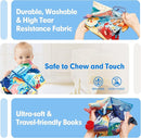 hahaland Baby Books 0-6 Months,Infant Tummy Time Toy High Contrast Sensory Baby Toys 6 to 12 Months Touch Feel Book Baby Gifts for Boy Girl 0-3 Months Book Early Learning Toy (Single Book) by TinyTreasures Baby Boutique