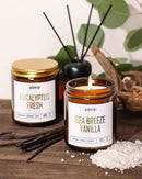 AOOVOO Scented Candles - 4PC Candle Set, 36 oz Soy Candles, Soy Candle for Home Scented, Lavender/Vanilla/Eucalyptus/Sage by CozyNest Decor
