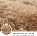 XeGe Plush Faux Fur Throw Blanket, Camel Luxurious 50x60 Shaggy Furry Blanket, Fluffy Microfiber Velvet Couch Throw, Ultra Soft Fuzzy Office Throw, Winter Fall Lap Blanket for Sofa Bed Camel by CozyNest Decor