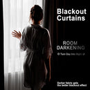 XWZO Blackout Curtains for Bedroom 63 inch Length Room Darkening Thermal Insulated Rod Pocket Curtains for Living Room with Tiebacks,White,W42 x L63,Set of 2 by TinyTreasures Baby Boutique