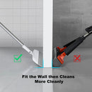 Rubber Squeegee Broom for Floor, 51.77'' Long Handle Multifunction Scraping Silicone Floor Sweeper, Pet Hair Remover Magic Broom for Carpets, Windows, Mirrors, Rugs, Hardwood, Tile Cleaning by GreenHaven Gardens