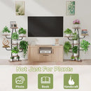 Indoor Plant Stand with Grow Light - 8 Tier Plant Shelf indoor, 43" Corner Stand with Multiple Tiers, Cactus Flower Holder for Living Room, Patio, Hallway by GreenHaven Gardens